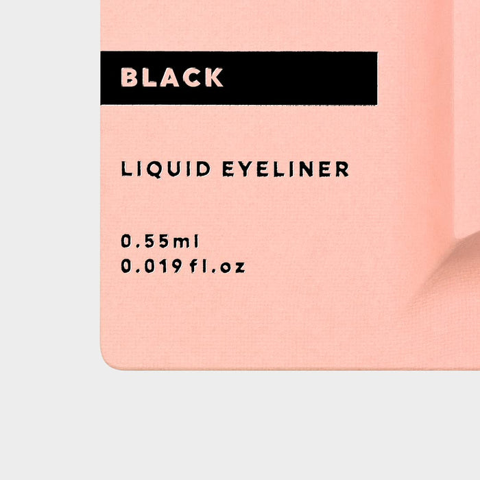 Uzu By Flowfushi Eye Opening Liner [Black] Liquid Eyeliner Hot Water Off Dye Free Hypoallergenic