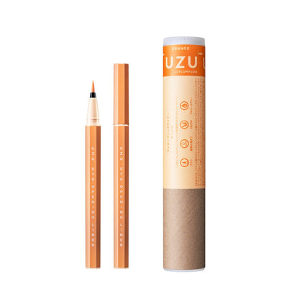 Uzu Flowfushi Orange Liquid Eyeliner Alcohol Dye Free Hypoallergenic Japan