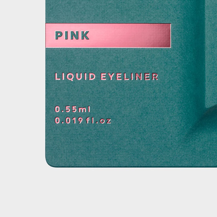 Uzu By Flowfushi Eye Opening Liner [Pink] Liquid Eyeliner Hot Water Off Alcohol Free Hypoallergenic