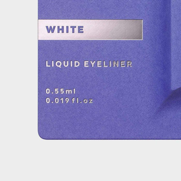 Uzu By Flowfushi Eye Opening Liner [White] Liquid Eyeliner Hot Water Off Alcohol Free Dye Free Hypoallergenic