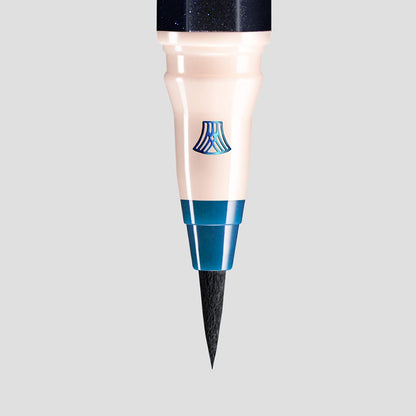 Uzu Flowfushi 7-Shade Navy Black Hypoallergenic Liquid Eyeliner Hot Water Off