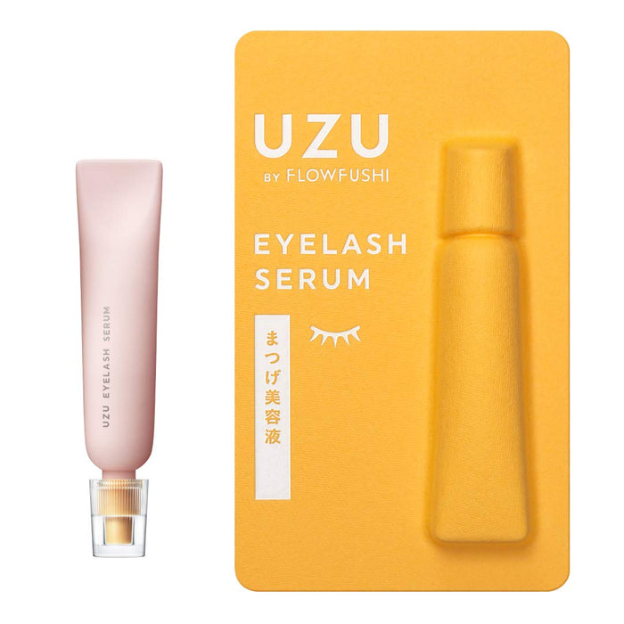 Uzu Eyelash and Brow Serum - Alcohol-Free Hypoallergenic Synthetic Colorant and Paraben Free