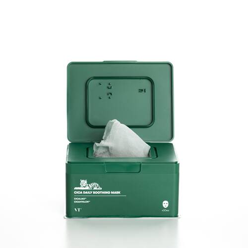 Vt Cica Deer Daily Soothing Mask For Dry And Tired Skin 350g x 30 Sheets - Japan Skincare
