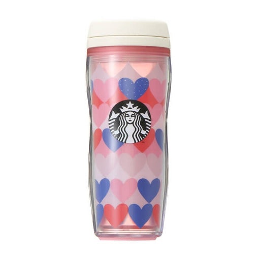 Valentine 2022 Bottle Tricolor Heart 355ml - Japanese Starbucks