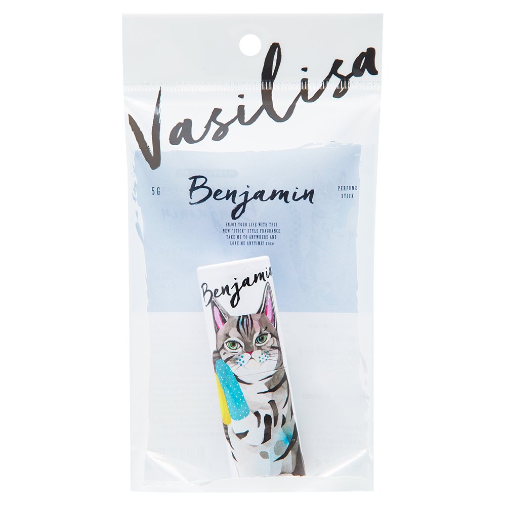 Vasilisa Perfume Stick Benjamin (Pear & Jasmine) 5G - Japanese Kneaded Perfume