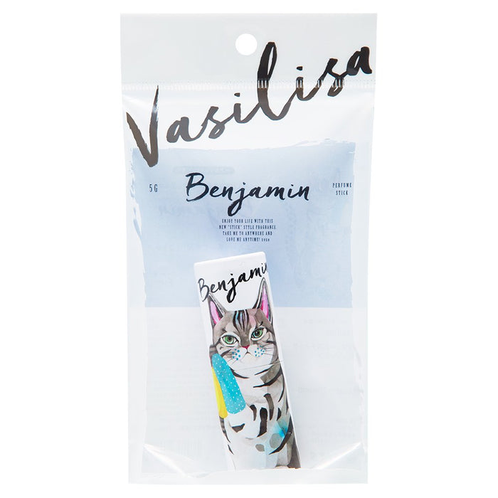 Vasilisa Perfume Stick Benjamin (Pair & Jasmine) 5G - Japanese Kneaded Perfume