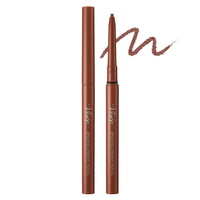 Visee Almond Brown Eyeliner - Riche Browns Creamy Pencil Unscented 0.1g