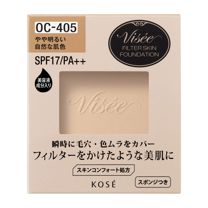 Visee Natural Skin Color Riche Filter Foundation OC-405 Bright Refill 10g