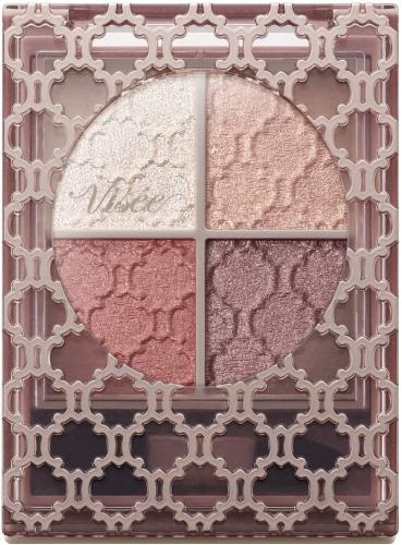 Kosé Visee Glossy Rich Eyes Creamy Base RD-6 Brownish Red 4.5g - Japanese Eyeshadow