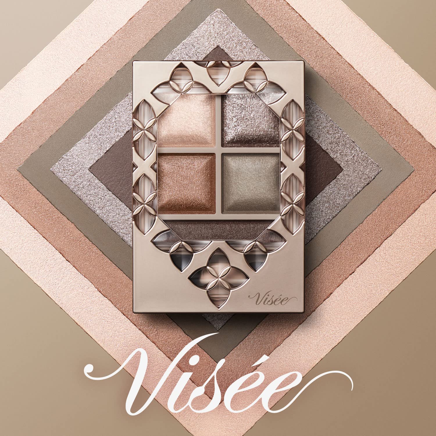 Visee Eye Shadow Palette - Riche Panorama BR-4 Orange Brown 5.5G
