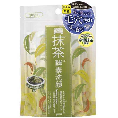 Wafood Made Uji Matcha Enzyme Face Wash 30 Packets Japan With Love