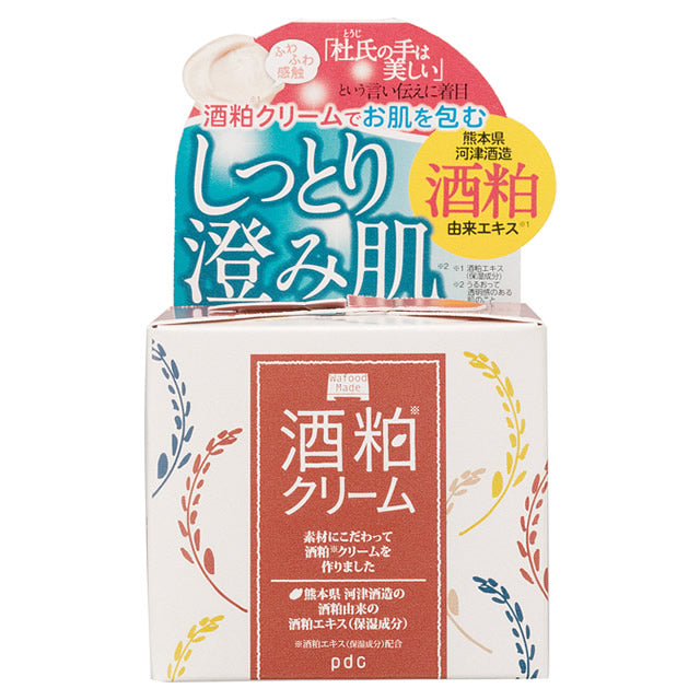 Wafood Made Lees Cream Moisturizing 55g - Sake Lees Cream Brands Made In Japan
