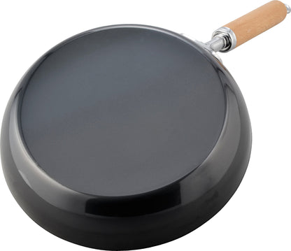 Wahei Freiz Iron Black Leather Frying Pan 26Cm Japan Ih/Gas Compatible Gr-9748