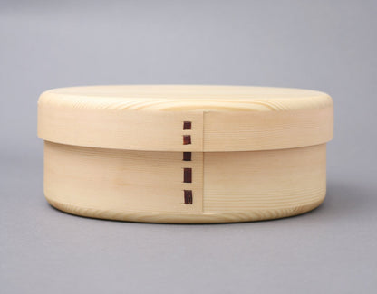 Ruozhao Japan Magewappa Cover Single Tier Lunch Box Oval Earl Finish Natural Life01