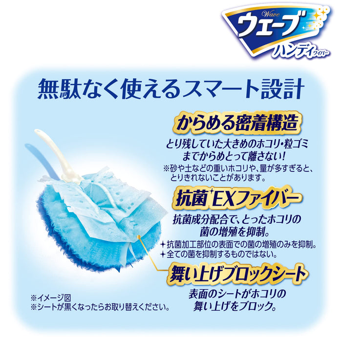 Wave Handy Wiper 12X2 Replacement Sheet Bulk Purchase + Body Cleaning Tools - Made In Japan