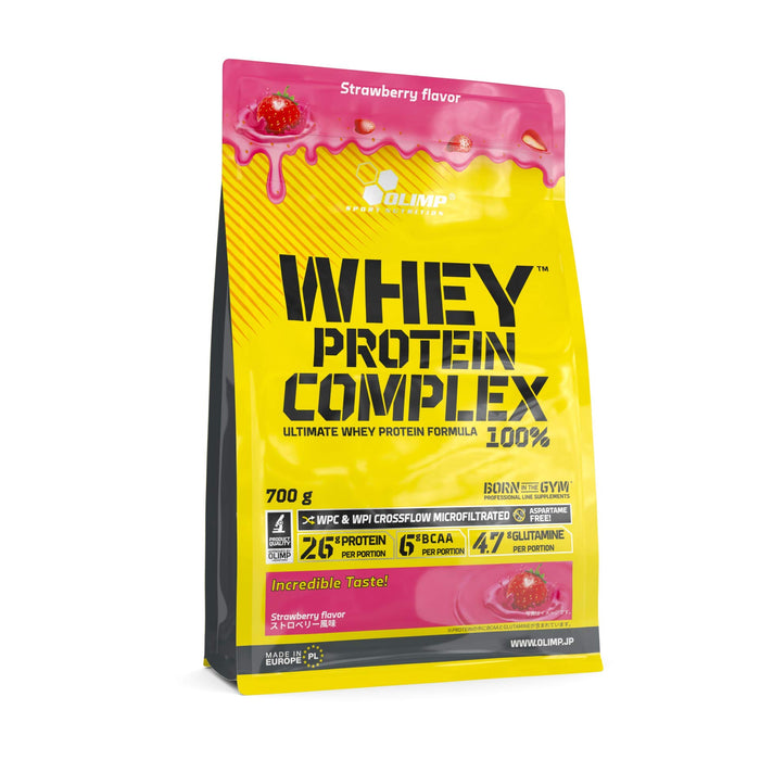 Olimp Sport Nutrition Whey Protein Complex 100% Strawberry 700G Wpc Wpi Blend Japan