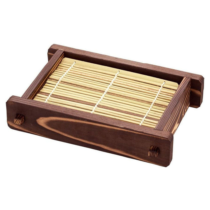Yamacoh 雪松長方形 Seiro 蕎麥麵服務盒