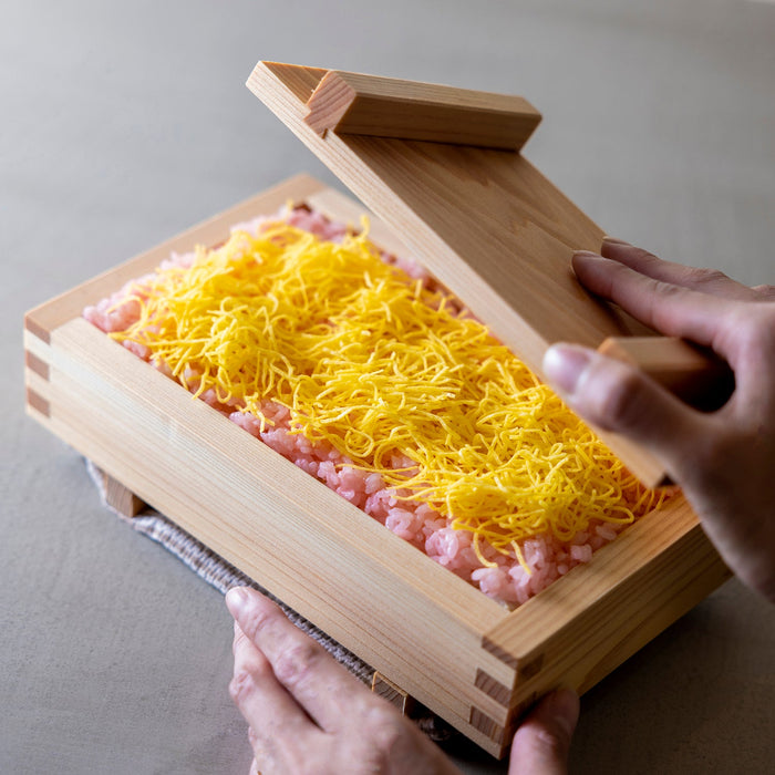 Yamacoh Hinoki Cypress Wooden Sushi Mold Medium