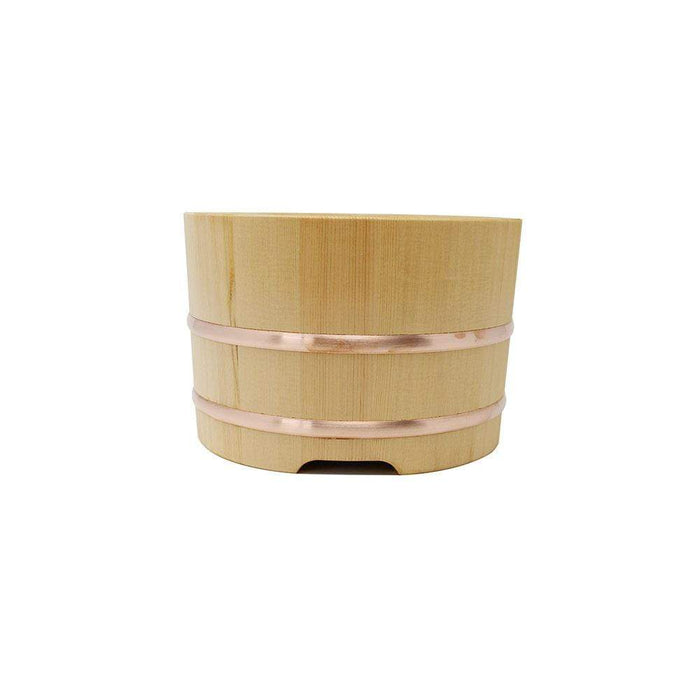 Yamacoh Ohitsu Sawara 木制米容器日本（Edobitsu 27 厘米）