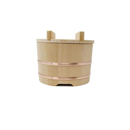 Yamacoh Ohitsu Nosebitsu Sawara Wooden Rice Container 27Cm Japan