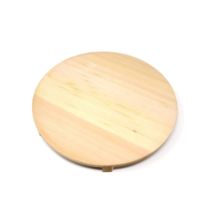 Yamacoh Sawara Cypress Round Wooden Lid For Hangiri Sushi Rice Mixing Bowl for 33cm Hangiri