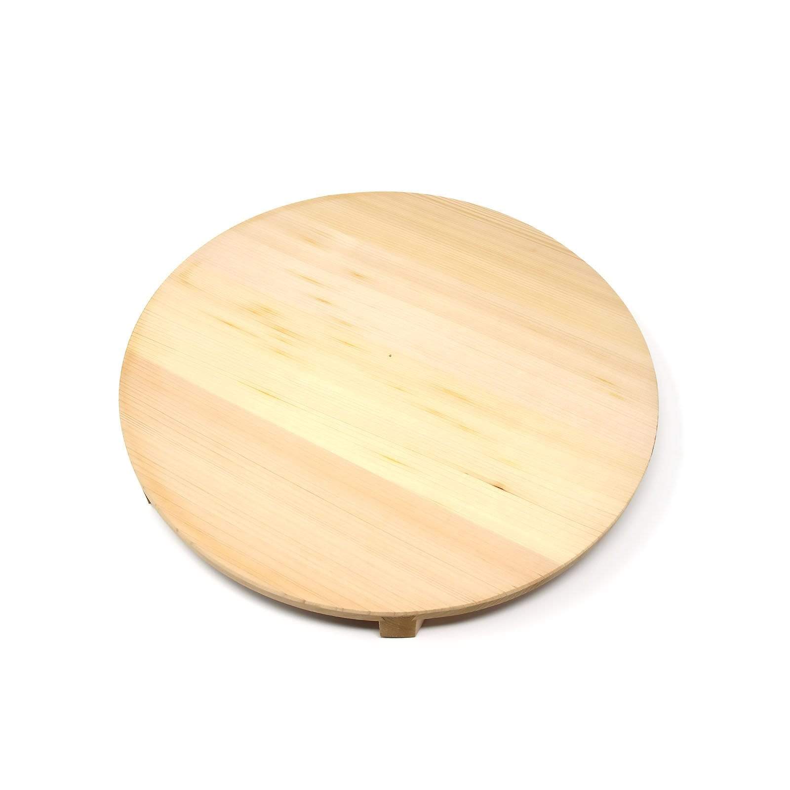 Yamacoh Sawara Cypress Round Wooden Lid For Hangiri Sushi Rice Mixing Bowl for 45cm Hangiri