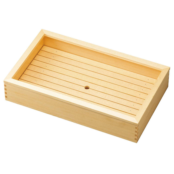 Yamacoh 木製壽司內塔盒附壓克力蓋特大號