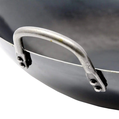 Yamada Hammered Iron Double-Handle Wok (1.6Mm Thickness) 51cm