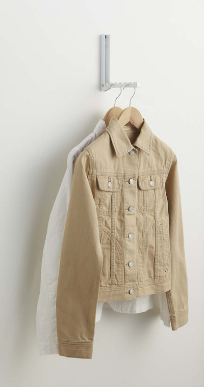 Yamazaki Industrial Folding Door Hanger Smart White 2X7 - 20.5X20Cm Japan