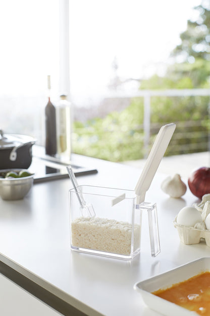 Yamazaki Industrial Seasoning Stocker Aqua S White 2886 Japan