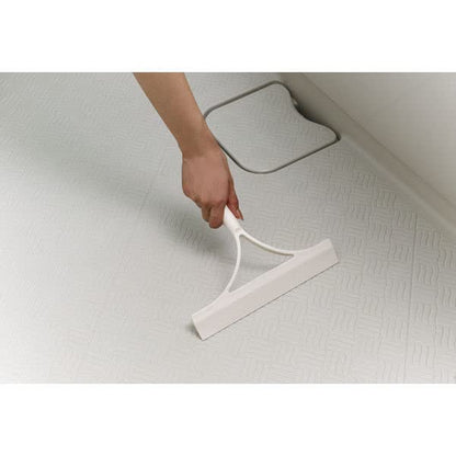 Yamazaki Sangyo Drainer Wiper Water Squeegee Basbon-Kun Japan 174348 1 White