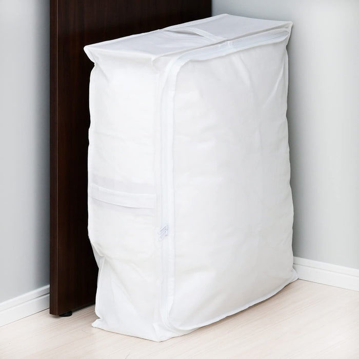 Yamazen Futon Storage Bag White Ytck-Clftm(Wh) 69X55X19Cm Core Material Handle Does Not Lose Shape