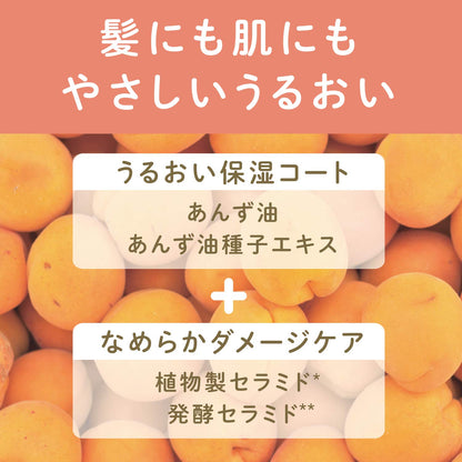 Yanagiya Apricot Oil Moist Milk For Hair & Hands 120G From Japan (1)
