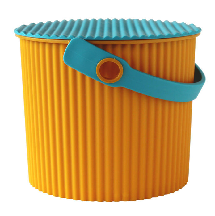 Sceltevie Japan Yawata Kasei Bucket With Lid Mini 4L Orange 236290