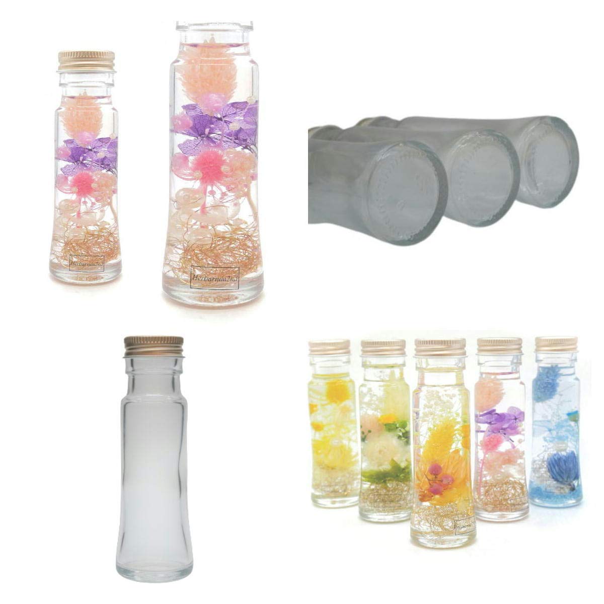 Yokohama Herbarium 2Nd Store 50Ml Bottle Mermaid Set Of 10 With Cap & How-To Guide - Japan
