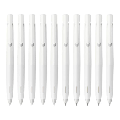 Zebra Japan Oil-Based Ballpoint Pen White Axis Black Ink 0.5Mm 10 Pack B-Bas88-W