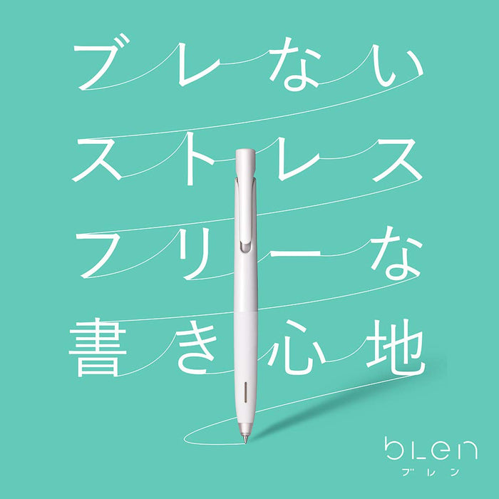 Zebra Japan Oil-Based Ballpoint Pen White Axis Black Ink 0.5Mm 10 Pack B-Bas88-W