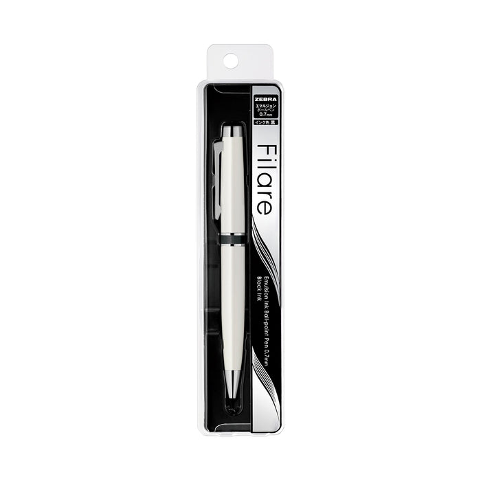 Zebra Japan Permanent Ballpoint Pen Filler 0.7 White P-Ba68-W