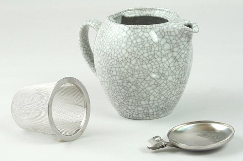 Zero Japan Universal Teapot For 4 People Crackle Colors Bbn-03 Japan White W170Xd110Xh123Mm