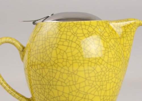 Zero Japan Universal Teapot For 4 People - Crackle Colors (Sky Crackle Yellow) - Made In Japan