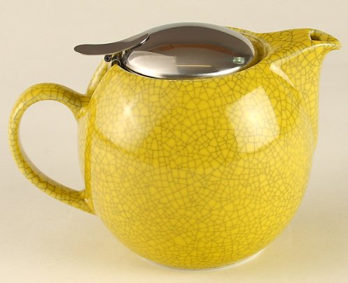 Zero Japan Teapot 5 Crackle Colors Bbn-04 Sky Yellow W166Xd120Xh115Mm