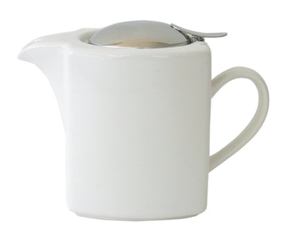 Zero Japan Herb Teapot Square 670Cc White Bbn-11 - Made In Japan