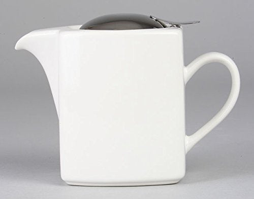 Zero Japan Herb Teapot Square 670Cc White Bbn-11 - Made In Japan