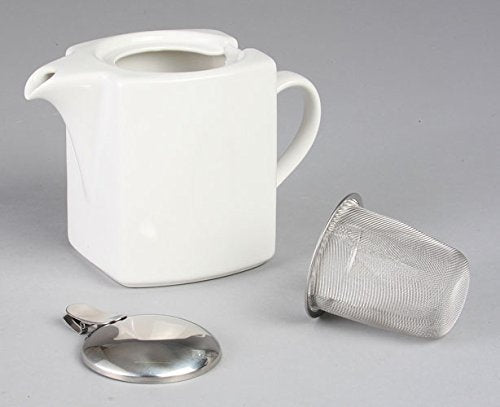 Zero Japan Herb Teapot Square 670Cc White Bbn-11 - Made In Japan