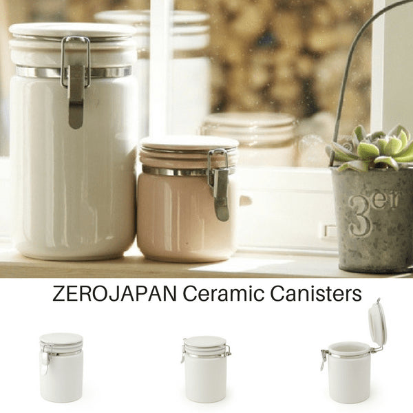 Zero Japan Mino Ware Ceramic Tea Canister 100 Yellow