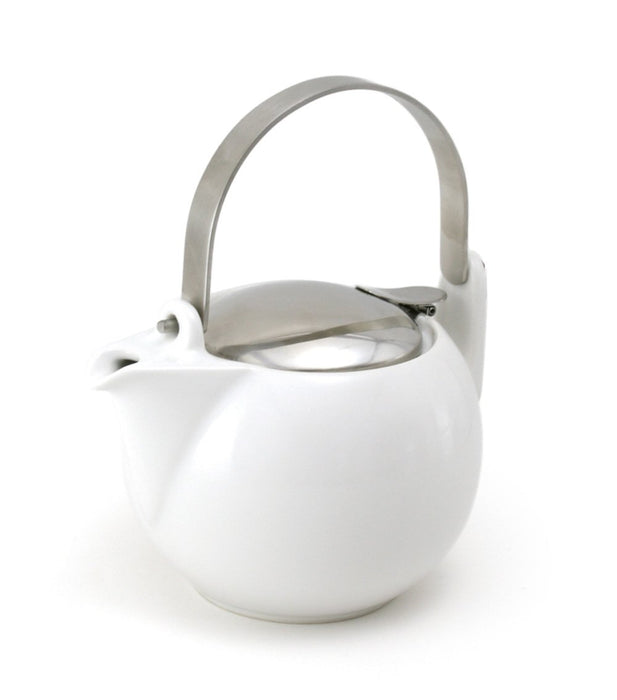 Zero Japan Persimmon Teapot Sbbn-56 White 110X152Xh164Mm - Made In Japan