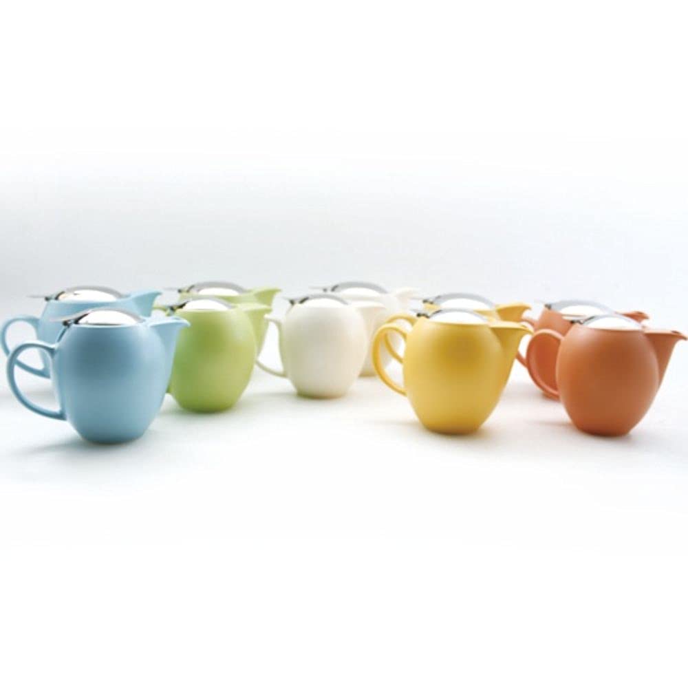 Zero Japan Universal 3 Person Teapot Gelato Color Bbn-02 Gma Mango Orange 150X100Xh100Mm