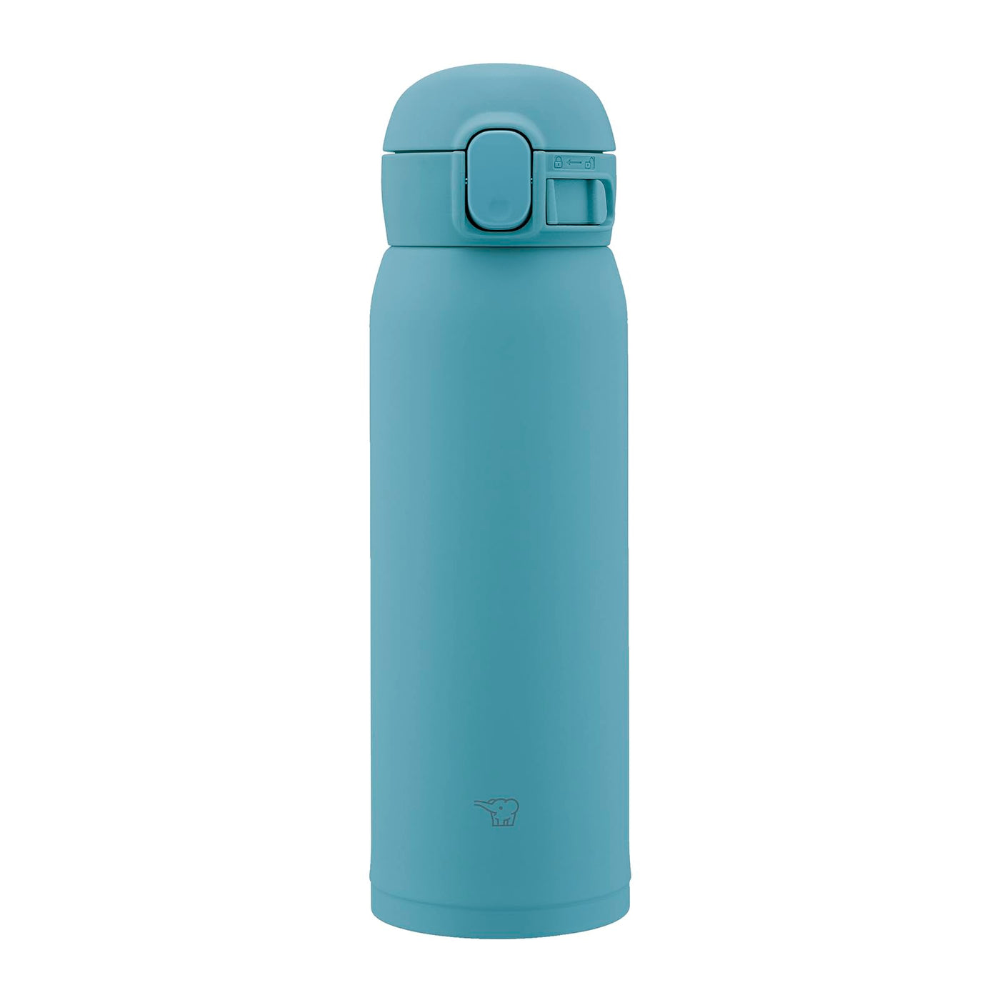 Zojirushi SMWS48GM 480ml Steel Water Bottle, 1Touch Aqua Green, 3 I