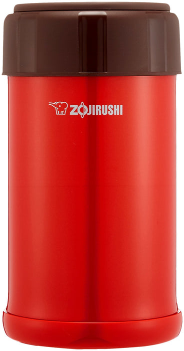 Zojirushi Japan Omakase Thermal Insulated Lunch Jar Sw-Ja75-Rv 750Ml Tomato Red