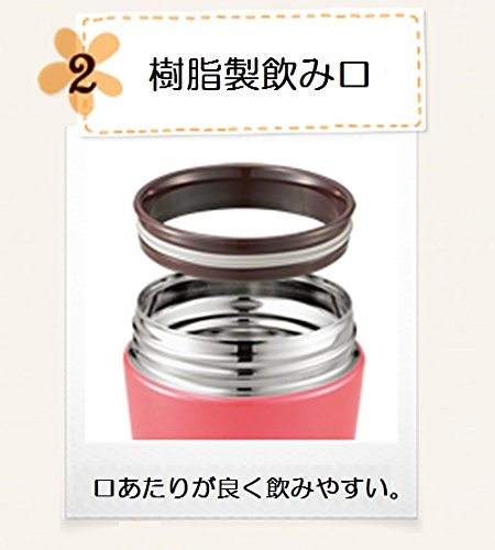 Zojirushi (Zojirushi) Stainless Steel Hood Jar 450Ml Clear Red Sw-Hc45-Rc